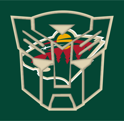 Autobots Minnesota Wild logo iron on paper